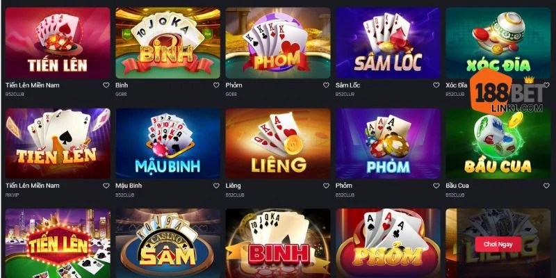 188BET - Thiên Đường Slots Online 188Bet Cho Game Thủ Việt 2025 Sân chơi Game bài 188Bet sôi động, cực kịch tính với bàn chơi hấp dẫn.